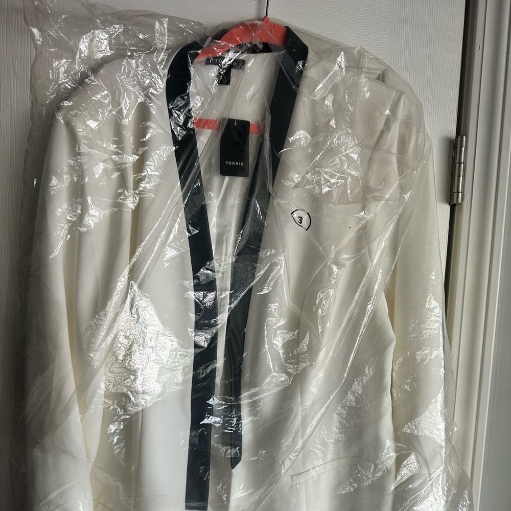 Torrid Black & White Blazer